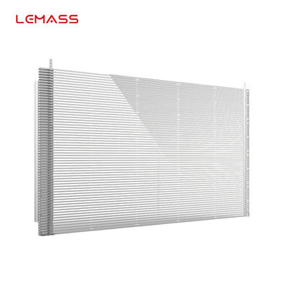 P3.9 Layar LED Kreatif Transparan seri LMS-TF Pro baru struktural HD Kecerahan Tinggi