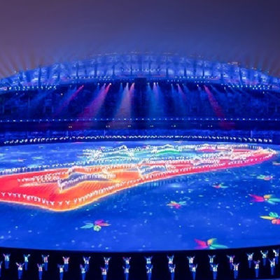 P1.9 Tampilan Layar LED Lantai, LED Pixel Pitch Halus Multifungsi 500 × 500mm