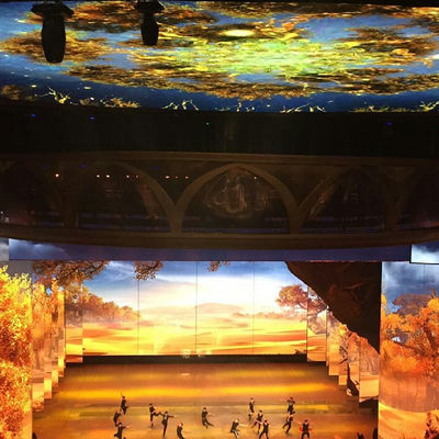 P2.6 3840Hz Rental LED Cabinet Display 500×500mm Untuk Pusat Perbelanjaan Dalam Ruangan