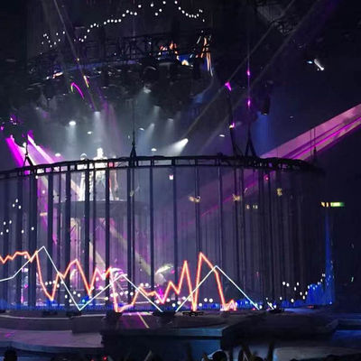P2.6 LED stage rental display cabinet 500 * 500mm Seri LMS-CER tahan air IP65