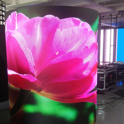 P1.8 Layar LED Melengkung Berbentuk Busur, Modul LED Fleksibel Untuk Dalam Ruangan