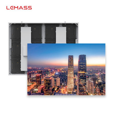 P5 90 Derajat Layar LED Tetap Luar Ruangan Penuh Warna LMS-NCV 6000cd / Sqm Kecerahan Tinggi