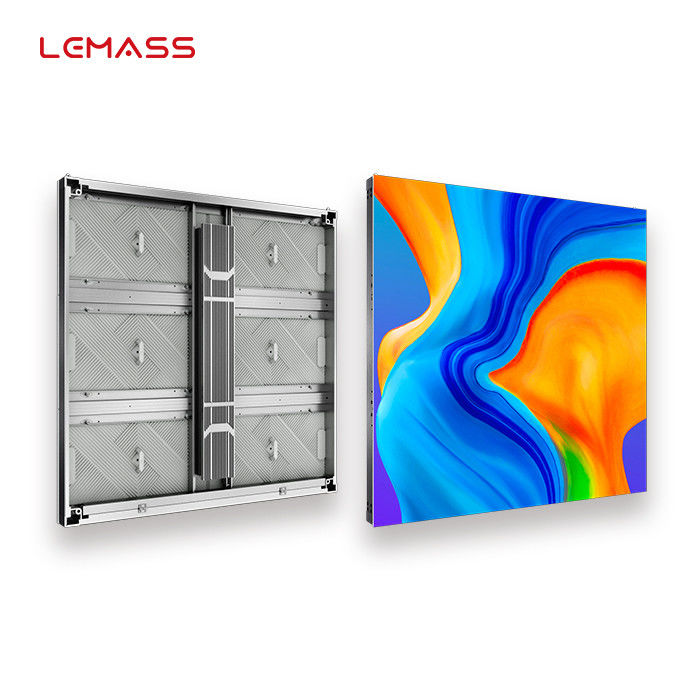 SMD 2727 Layar LED Tetap Luar Ruangan P5.7 Tahan Air IP65 Ukuran 960 × 960mm