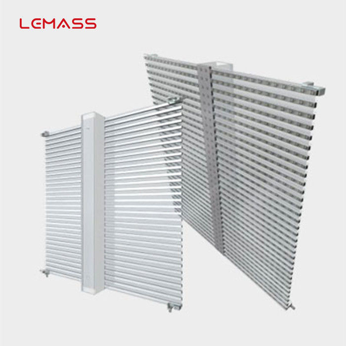 P31 Tahap Tampilan Layar LED Transparan 1000 × 1000mm Dengan Bingkai Aluminium