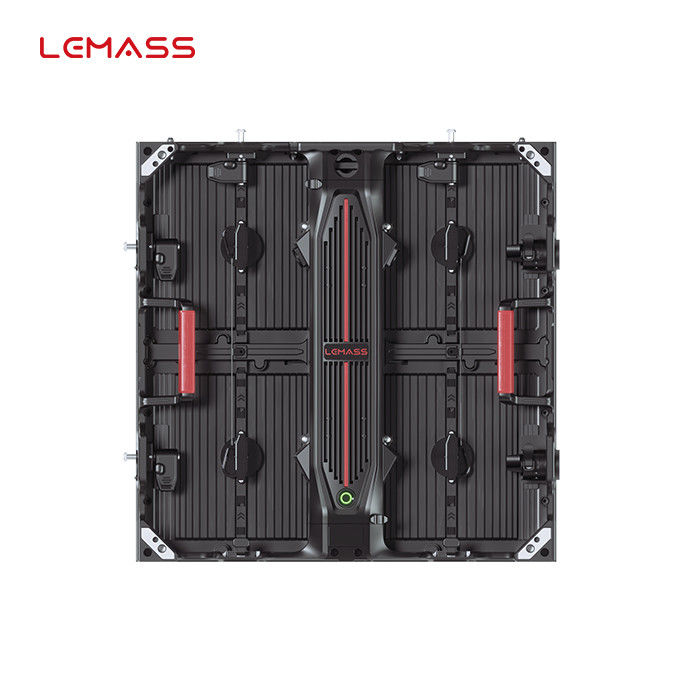 SMD 1212 Rental Micro LED Display Panel Ukuran 500 × 500mm Pembentuk Die Casting Terpadu