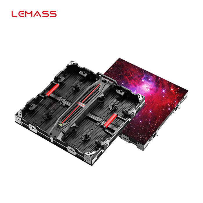 P4.8 Kabinet Sewa LED, Layar LED Panggung Luar Ruangan Tahan Air 500 × 500mm